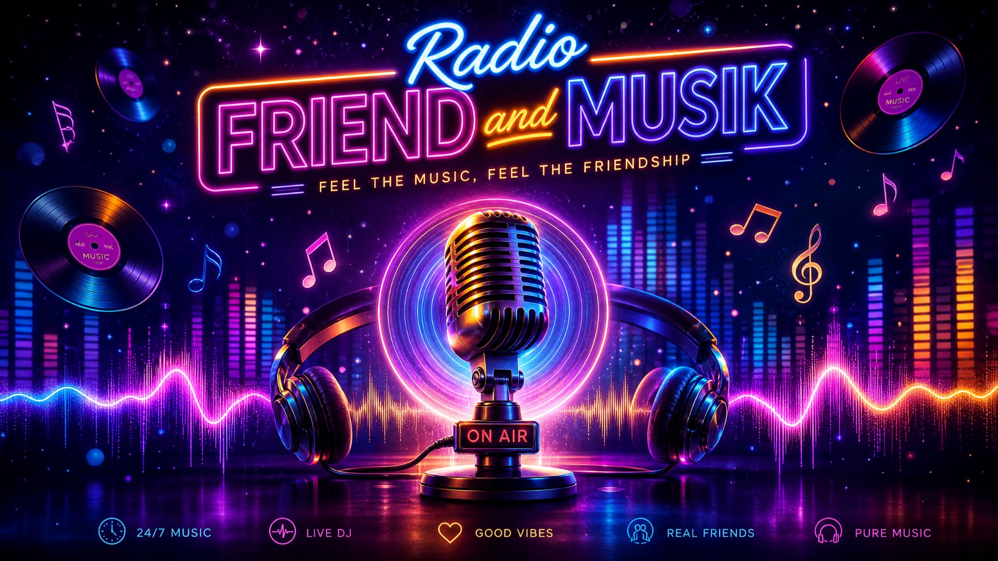 Friend and Musik Logo